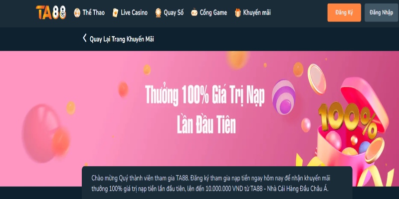 Khuyến mãi hấp dẫn về nạp tiền